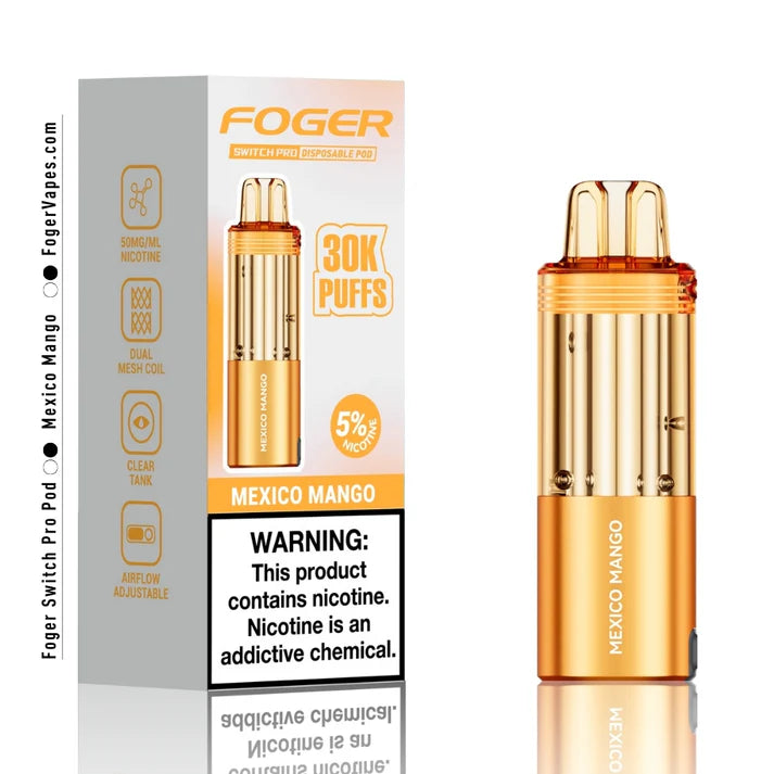 Mexico Mango Foger Switch Pro Pod 30K Puffs ( Pod Only )