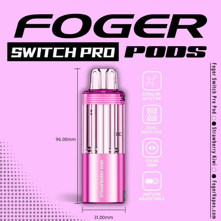 Strawberry Kiwi Foger Switch Pro Pod 30K Puffs ( Pod Only )