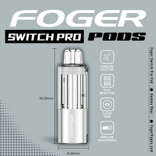 Gummy Bear Foger Switch Pro Pod 30K Puffs ( Pod Only )