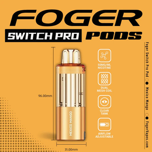 Mexico Mango Foger Switch Pro Pod 30K Puffs ( Pod Only )