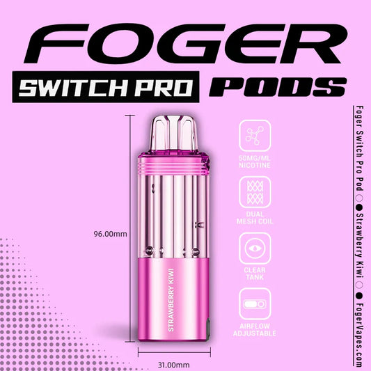 Strawberry Kiwi Foger Switch Pro Pod 30K Puffs ( Pod Only )