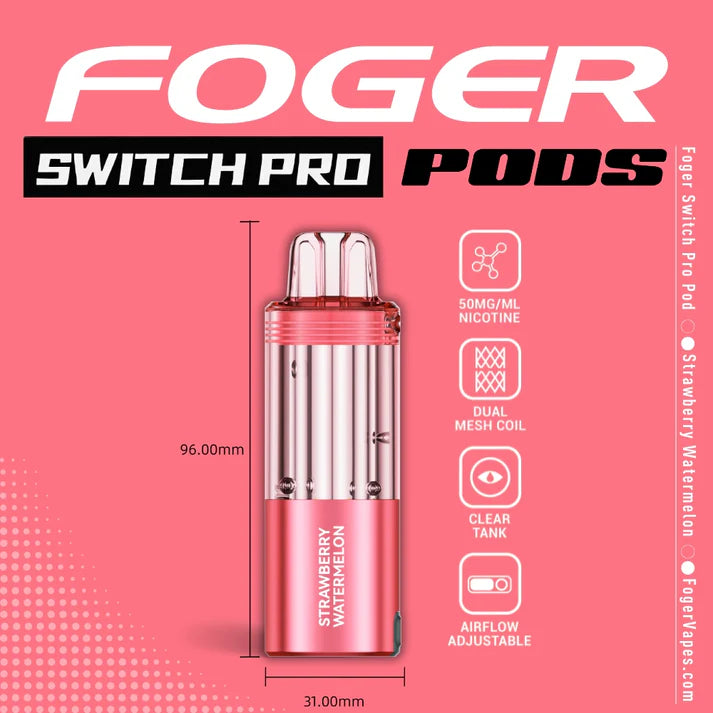 Strawberry Watermelon Foger Switch Pro Pod 30K ( Pod Only ) Puffs